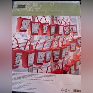 New Sealed Stampin Up Christmas Advent Box Candy Countdown Calendar Craft Kit